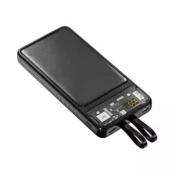 PremiumAV Power Bank 10000 mAh 2 Output Ports and 2 Input Black-5