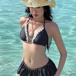 LULU & SKY 2-Pcs Polka Dot Printed Swimwear Bikini Set-picture-20