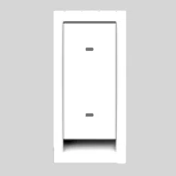 GreatWhite 2 Way Switch Evo Modular 10 A Rating in White Color and Plastic Body, 23102-WH (Pack of 20)-picture-1