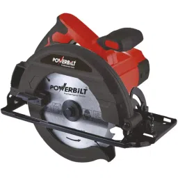 POWERBILT 2000 W 0-5000 RPM Red & Black Circular Saw with 185 mm Disc Diameter, PBT-CS-2000-11