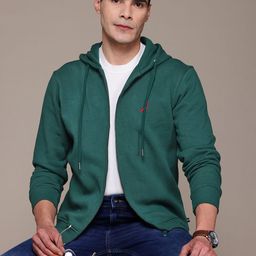 Nautica Hooded Front Open Sweatshirt-7