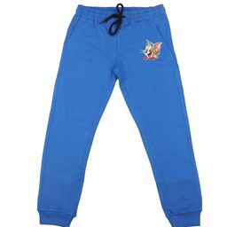 Tom & Jerry Boys Blue Solid Joggers-image-86