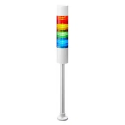 Patlite Signal Tower Light with Buzzer/Flashing, 60 mm 24 V DC Red, Amber, Green, Blue, LR6-402PJBW-RYGB-53