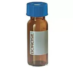 Borosil 2 ml Amber Screw Silicone Vial & Cap Kits VC02A109PBS111 (Pack of 100)-18