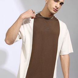 HIGHLANDER Men Brand Logo Printed Drop-Shoulder Sleeves T-shirt-picture-26