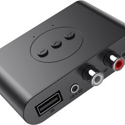 Tobo Bluetooth 5.3 Audio Receiver Wireless RCA Bluetooth Adapter for Stereo Wireless Audio Receiver/USB Flash Drive/NFC One-Touch Connection for Car Speakers and Headphones (TD-1461WA) image 1