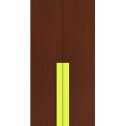 Adona Evita 2 Door Premium MDF Wardrobe With 3 Drawers And Long Handles - Brown Yellow-picture-15