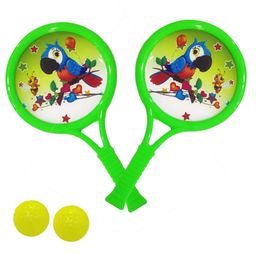 Bunie Cartoon Theme Table Tennis Practice Kit for Kids - Green Random Print-picture-44
