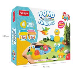 Funskool Fundough Pond Friends Craft Kit - Multicolor-5