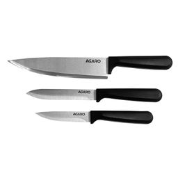 AGARO Multifunctional Blister Majestic Stainless Steel Knife Set of 3 - Steel-image-63