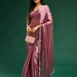 kasee Embellished Solid Saree With Blouse Piece-picture-48