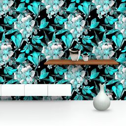 ArtzFolio Printed UV-Resistant Anti-Bacterial Hawaiian Tropical Flowers Peel & Stick Wallpaper-image-71