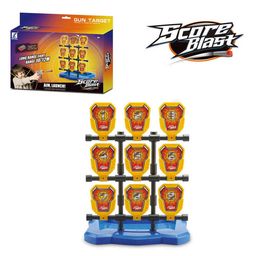Sanjary Combined Target Set Shooting Score Blast Aim Launch Gun Target Game Toy - Color May Vary image 2