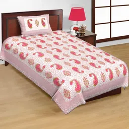 salgia Jaipuri Print Premium Full Length Bedsheet set-picture-8