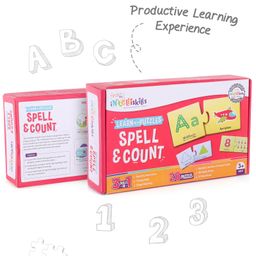 Intelliskills Learn With Puzzles Spell & Count Puzzles - 56 Pieces image 5