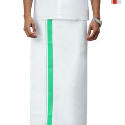 Ramraj Pack of 2 Men Solid Dhoti with Border-20