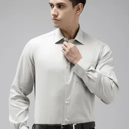 Van Heusen Pure Cotton Custom Opaque Striped Formal Shirt-image-75
