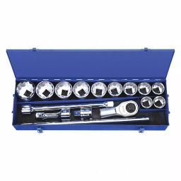 Westward Socket Wrench Set Chrome 12 Point 1 7/16-2 1/2in, 42W522-28