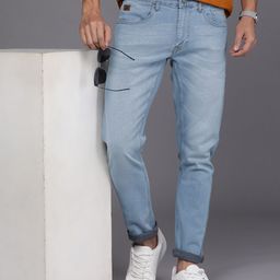WROGN Men Slim Fit Heavy Fade Stretchable Jeans-picture-43