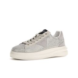 GUESS lbina Women Embellished Leather Lace Up Low Top Sneakers-image-97