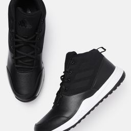 ADIDAS Men Black Perforated Detail Court Rage Running Shoes-picture-31