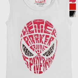 Marvel by Miss and Chief Boys 3 Avengers Printed Applique T-shirt-36