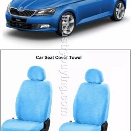 Oscar Skoda Fabia Car Seat Cover Sky Blue AUT-SN-4560-image-5