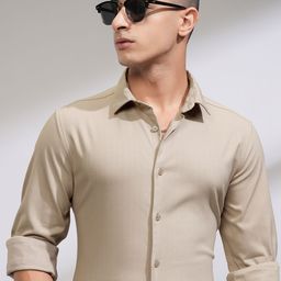 HIGHLANDER Men Slim Fit Opaque Casual Shirt-image-69