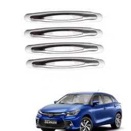SPREADX Plastic Stylish Car Compact White Colour Elegant Door Guard Protection Universal Type Suitable for Toyota Glanza 2022 (Set of 4 Pcs)-image-86
