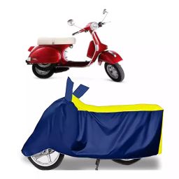 Auto Pearl Bike Cover for LML NV (Yellow & Blue)-image-54
