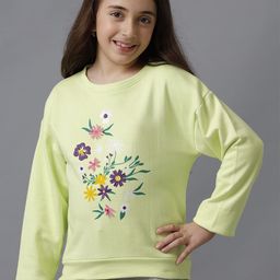 UNDER FOURTEEN ONLY Girls Cotton Printed Sweatshirt-image-31