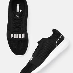 Puma Unisex Black Urus Brand Logo Print Sneakers-8