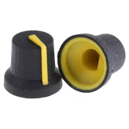 RS PRO 16.8 mm Black Potentiometer Knob for 6 mm Shaft D Shaped, 7777375-image-87