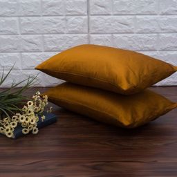 RoyalDeco Rust Set of 2 Rectangle Cushion Covers image 2