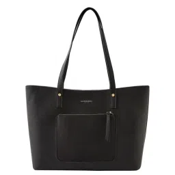 Accessorize London Women'S Faux Leather Black Eleanor Tote Bag-picture-48