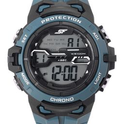 Sonata Men Teal Blue Textured Straps Economy Series Digital Watch 77076PP05-image-31