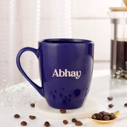 Personalized Blue Ceramic Mug-22