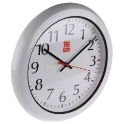 RS PRO 300 mm White Analog Wall Clock 7064773-image-2