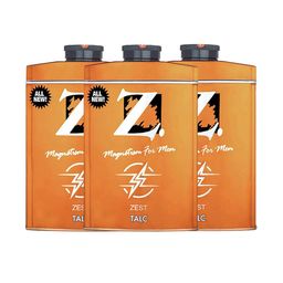 Z-MAGNETISM FOR MEN Set Of 3-Pcs Zest Talc- 100g Each image 1