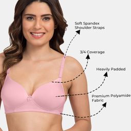 Tweens Pack Of 2 Bra Half Coverage Heavily Padded image 2
