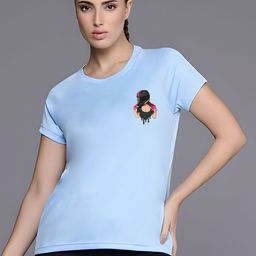 TRENDSATTIRE Biker Printed Round Neck Regular Fit T-shirt-image-94
