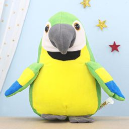Playtoons Parrot Soft Toy Height 25 cm (Colour & Print May Vary)-16
