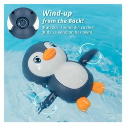 ADKD Swimming Penguin Wind Up Bath Toys Pack Of 1 - (Color & Design May Vary)-16