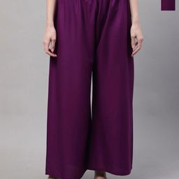 Valles365 by S.C. Women 2 Flared Palazzos-image-57