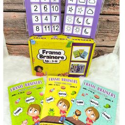 EDUSTAR Frame Brainers -Interactive Brain Coordination Game for Kids - Multicolor image 2
