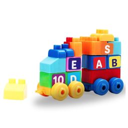 Hop N Play Educational Building Block Train Set for Toddlers Color & Number Learning Toy -81 Pcs image 2