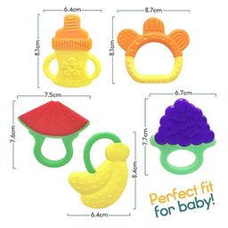 The Little Lookers Duck & Ring Shaped Silicone Teethers Pack of 2 - Multicolour image 3