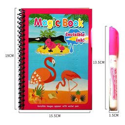 Ortis Magic Water Coloring Doodle Book & Magic Pen for Kids Pack of 2 (Colour & Print May Vary) image 3