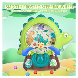 YAMAMA Dinosaur Theme Mini Tabletop Pinball Machines Toys For Kids Portable Handheld Game Fidget Toy With Lights And Sound - Design And Color May Vary image 4