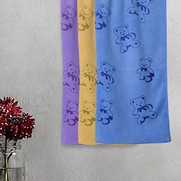 Myntra Elegant Homes Purple & Brown 3 Printed Cotton 300 GSM Bath Towel-image-89